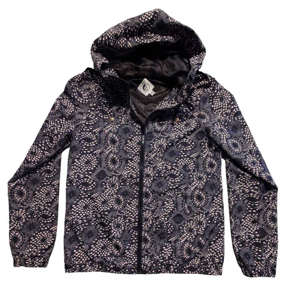 Volcom Black and White Patterned Fabric